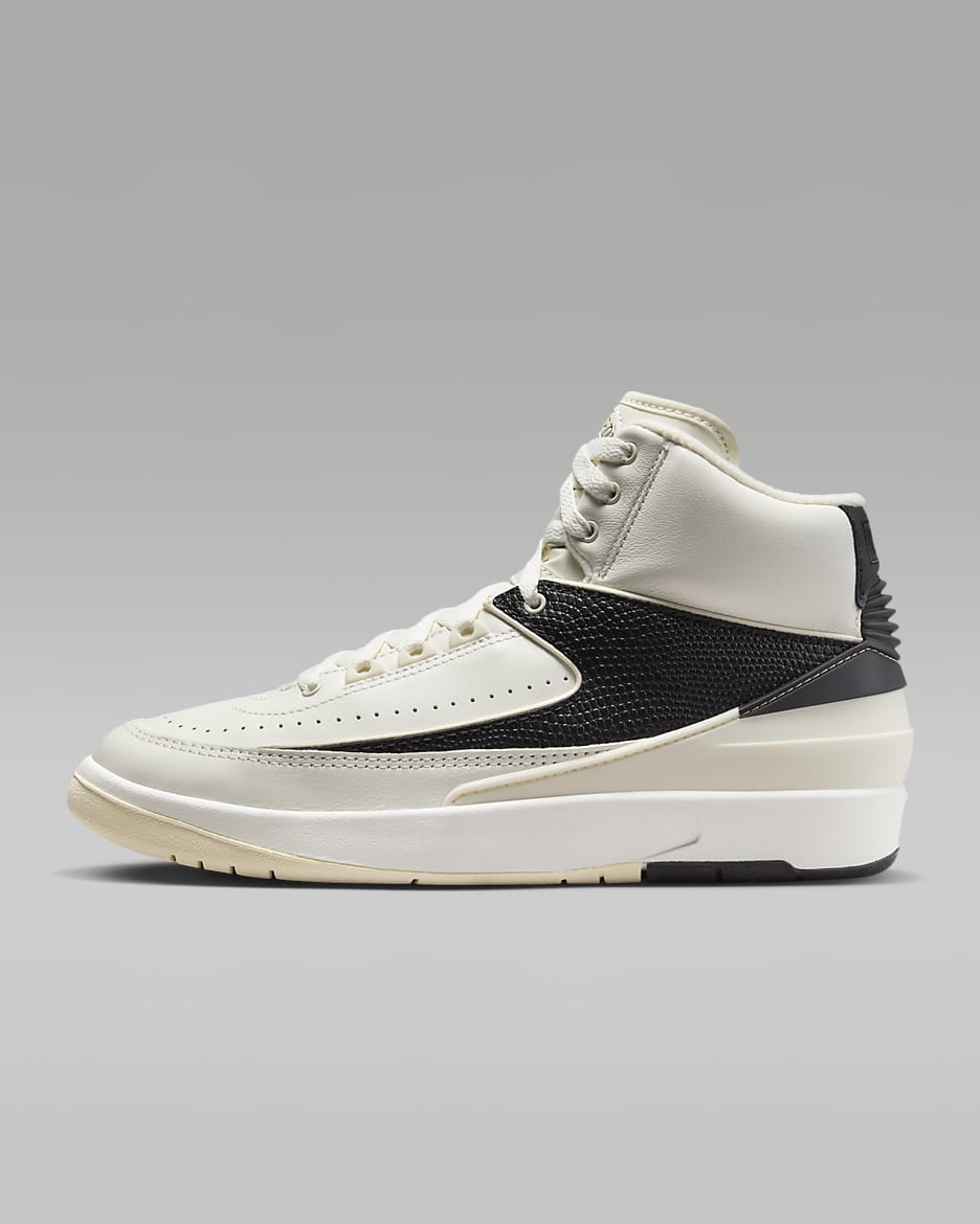Air Jordan 2 Retro Sail Black Women s Shoes. Nike JP